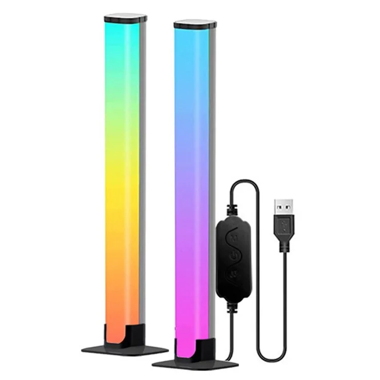 LDD-5050-01 1Pair Smart Tuya Bluetooth-compatible LED Lamp Desktop Ambient Lights for Party, KTV, Home