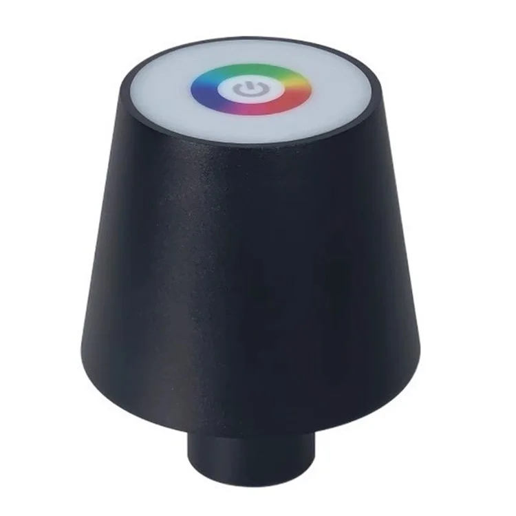 WY22519 Rechargeable RGB LED Lamp Portable Desk Light Bar Party Touch Control Wine Bottle Light - Black