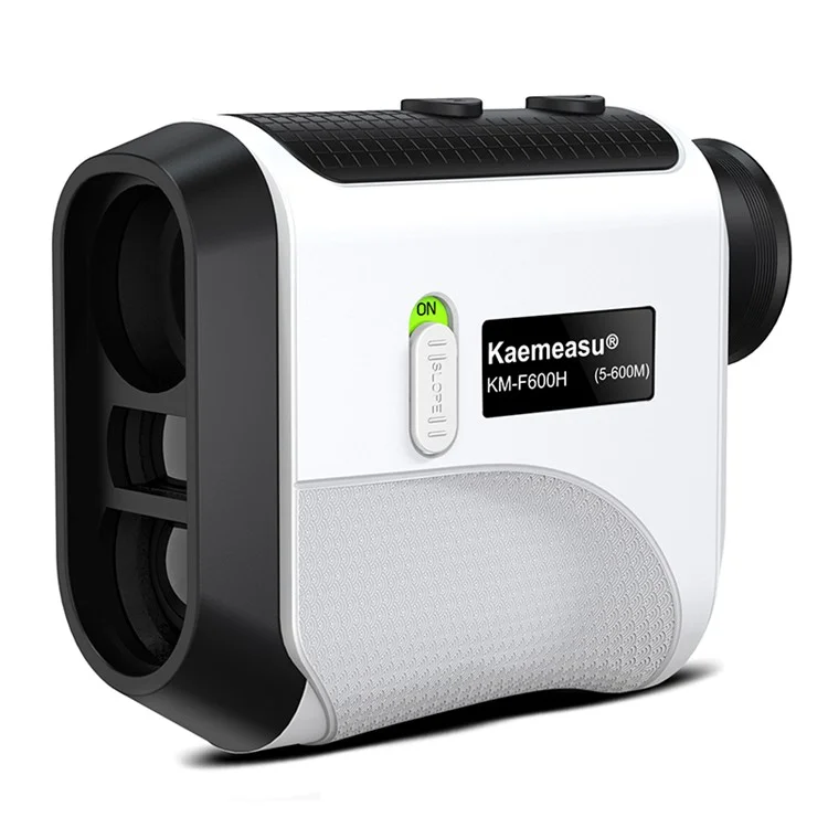 KAEMEASU KM-F600H Golfing Range Finder 5-600m 6.5X Magnification Laser Golf Rangefinder Built-in 450mAh Battery