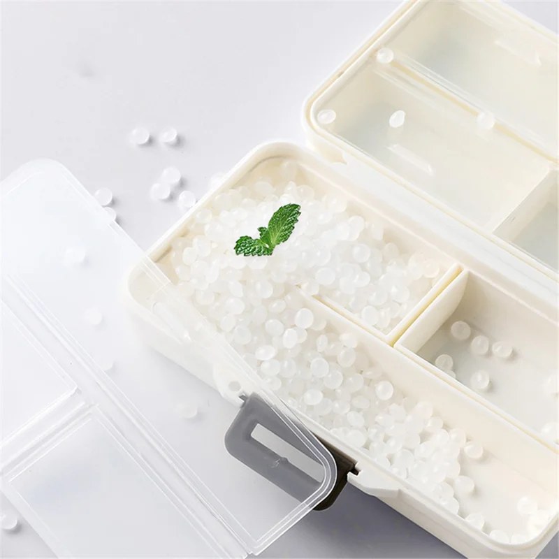 SNH42 Portable Pill Tablets Capsule Storage Box Medicine PP Organizer (No FDA Certified, BPA-Free) - Square