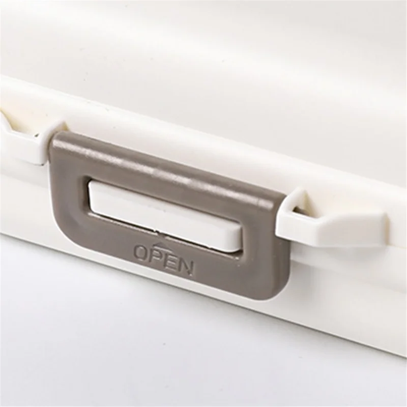 SNH42 Portable Pill Tablets Capsule Storage Box Medicine PP Organizer (No FDA Certified, BPA-Free) - Square