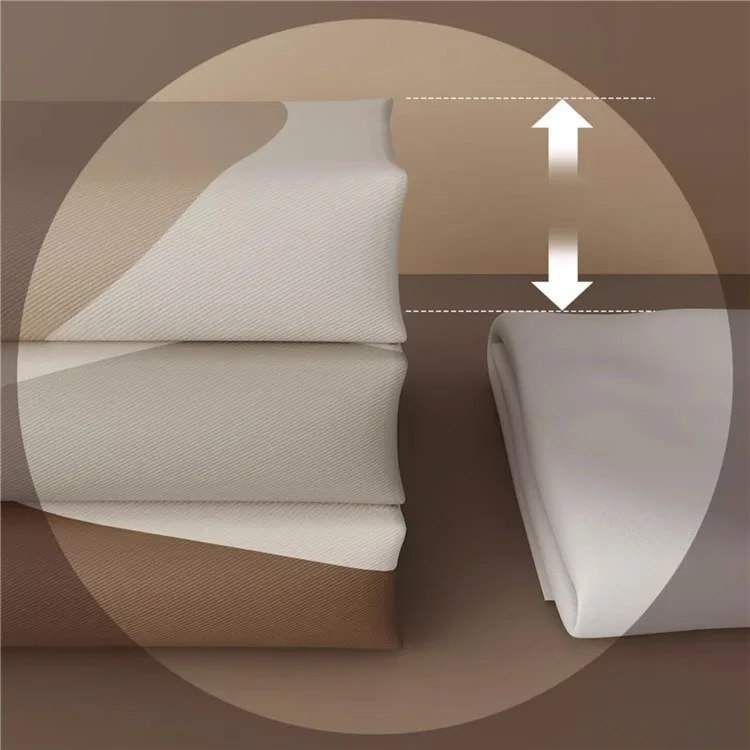 150x180cm gemusterter, verstärkter Badezimmer-Duschvorhang, Privatsphären-Schutz - Grünpflanze