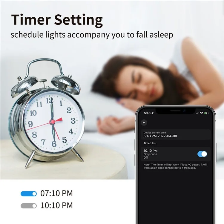 ZJ-BWBL1H-RGBWW-3P 3 ampoules LED intelligentes 10W Modes de scènes multiples Bluetooth Wifi 2,4G 