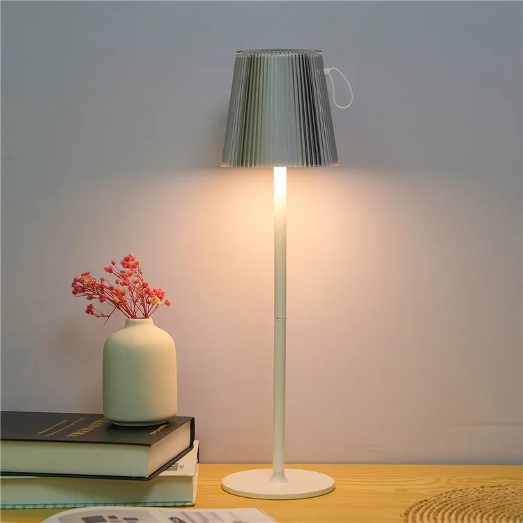 ML-G08 Lampe de bureau magnétique sans fil Lampe de nuit rechargeable USB-C - Blanc