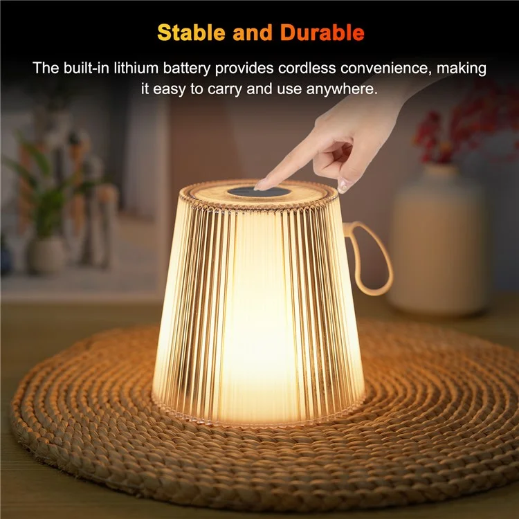 ML-G08 Lampe de bureau magnétique sans fil Lampe de nuit rechargeable USB-C - Blanc