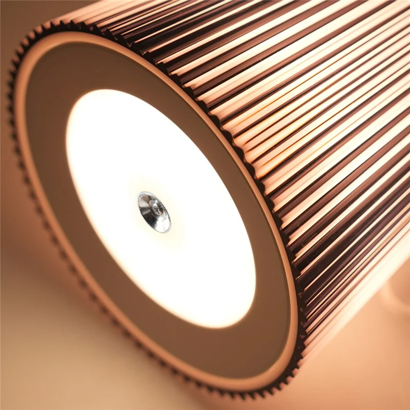 ML-G08 Wireless Magnetic Desktop Lamp Cordless USB-C Port Rechargeable Night Light - Coffee