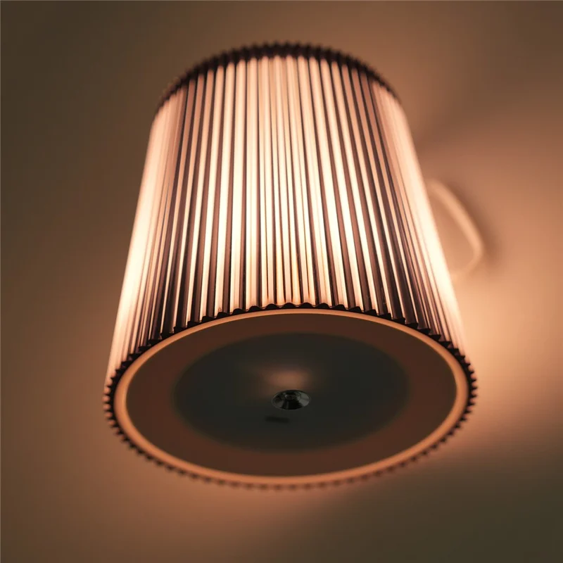 ML-G08 Wireless Magnetic Desktop Lamp Cordless USB-C Port Rechargeable Night Light - Coffee