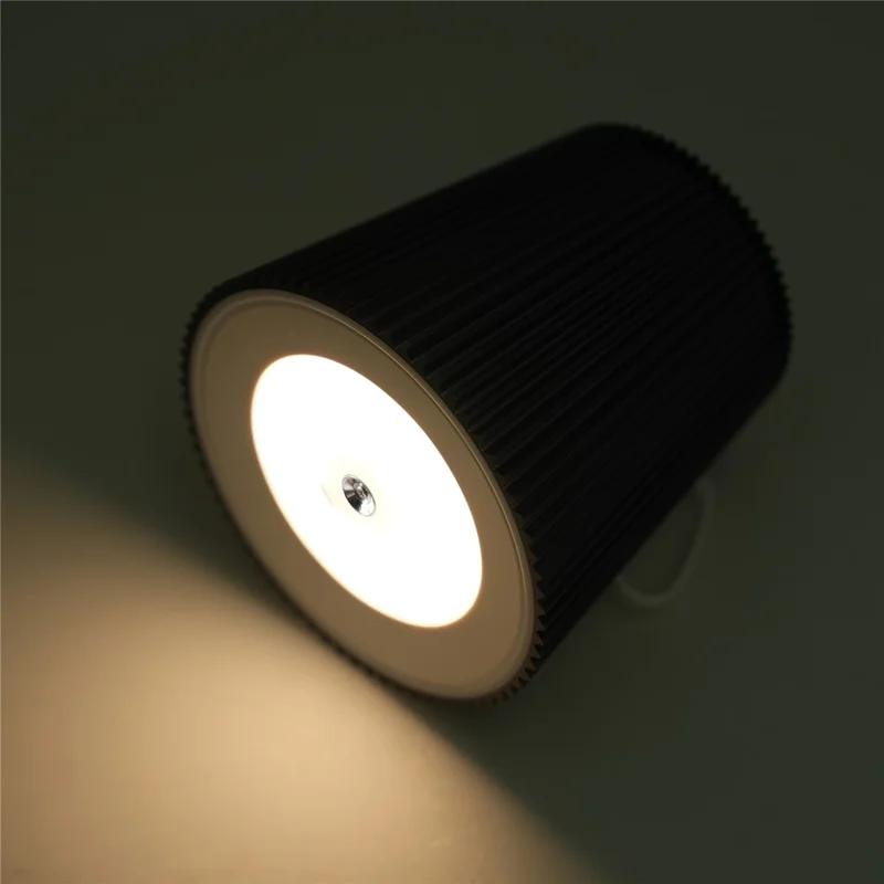 ML-G08 Wireless Magnetic Desktop Lamp Cordless USB-C Port Rechargeable Night Light - Coffee