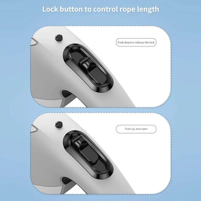 BENWIS HA-DWL-1 Retractable Pet Leash Dog Training Walking Traction Rope - White