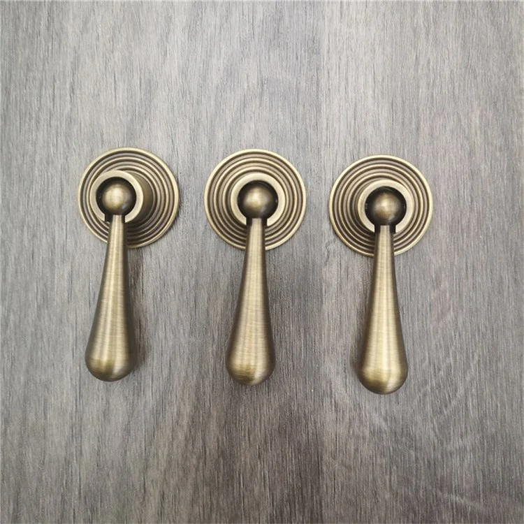 P8026 71cm New Chinese Pendant Handle Pure Brass Retro Handle Drawer Bedside Table Shoe Cabinet Wardrobe Door Handle