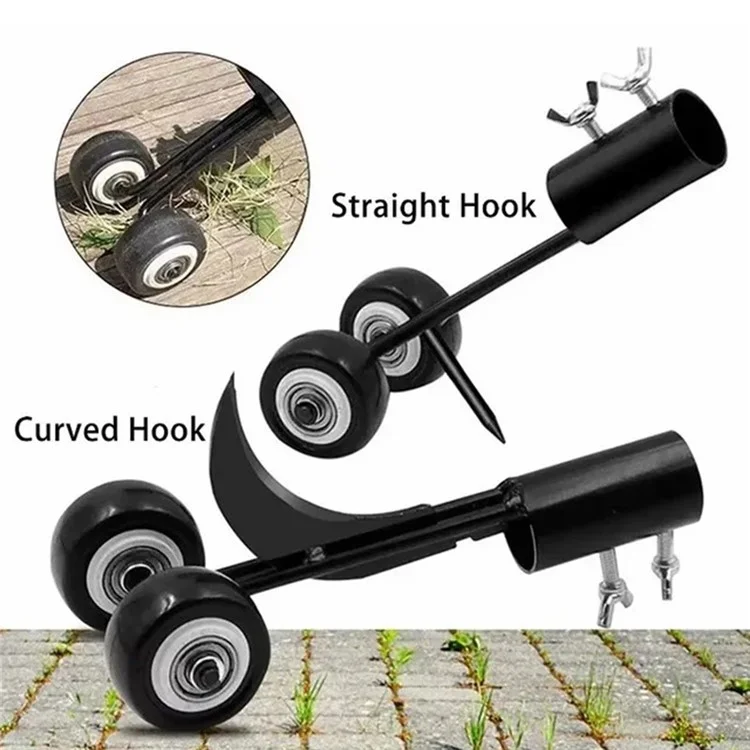 Carbon Steel Double Hook Rolling Wheel Garden Gap Weeding Tool Fast Weeding Loosening Tool