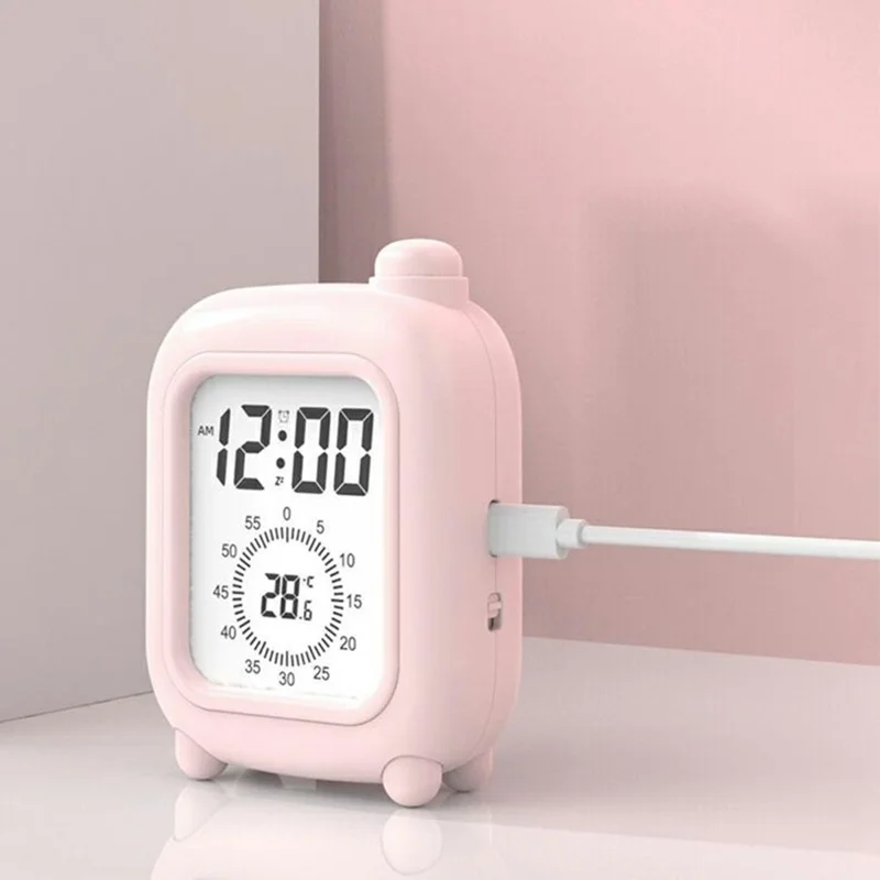 Mini Suitcase Shape Rechargeable Visual Timer Clock Study Work Self-Discipline Time Management Tool - Blue