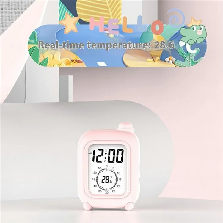 Mini Suitcase Shape Battery Powered Visual Timer Clock Study Work  Self Discipline Time Management Tool - Blue