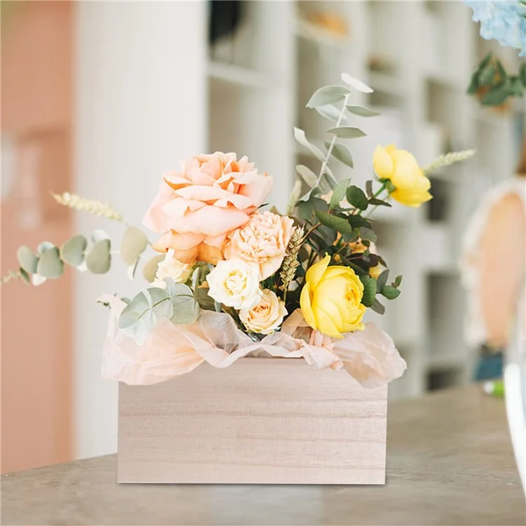 15 x 15 x 8cm Wooden Organizer Box Desktop Storage Container for Cards / Jewelry