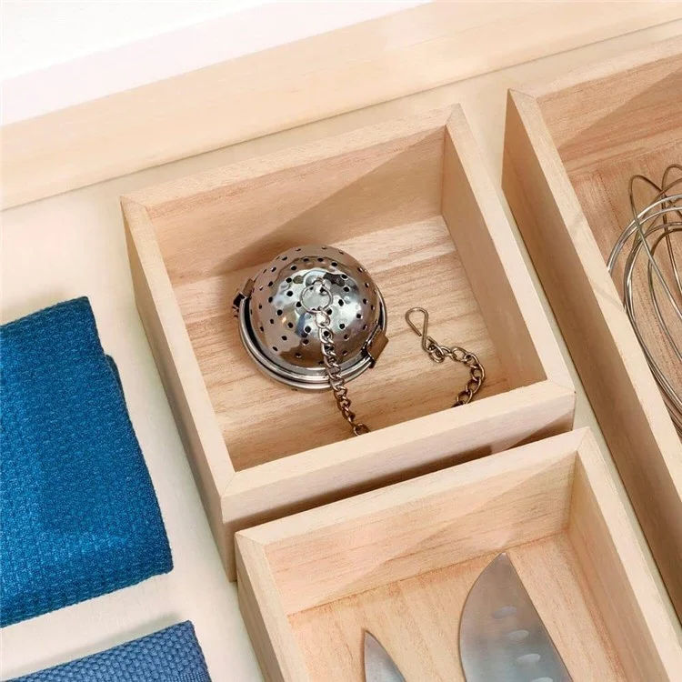 15 x 15 x 8cm Wooden Organizer Box Desktop Storage Container for Cards / Jewelry