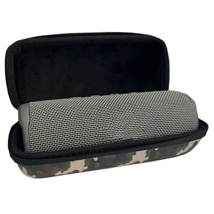 For JBL Flip 6 / 5 / 4 Storage Bag Wireless Bluetooth-compatible Speaker Protective Case Hard Shell EVA Carrying Pouch with Strap