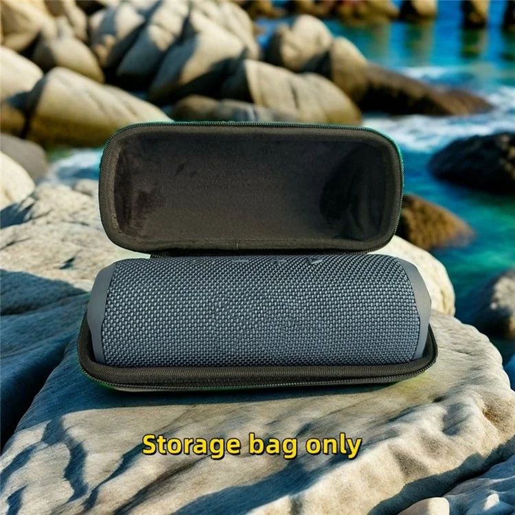 For JBL Flip 6 / 5 / 4 Storage Bag Wireless Bluetooth-compatible Speaker Protective Case Hard Shell EVA Carrying Pouch with Strap