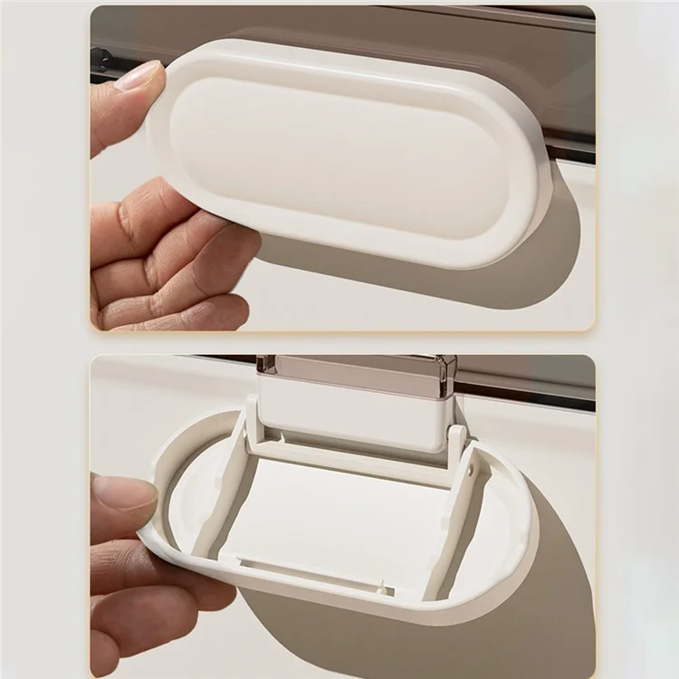 Größe M Tragbare Medizinbox 3-lagiger Erste-Hilfe-Koffer faltbare Aufbewahrungsorganisation, 28,5x17x15,5 cm - Weiß