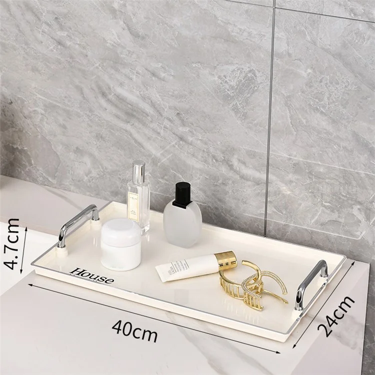 Single Layer Large Size Cosmetic Organizer Makeup Storage Rack Lipstick Skincare Holder Stand - Beige