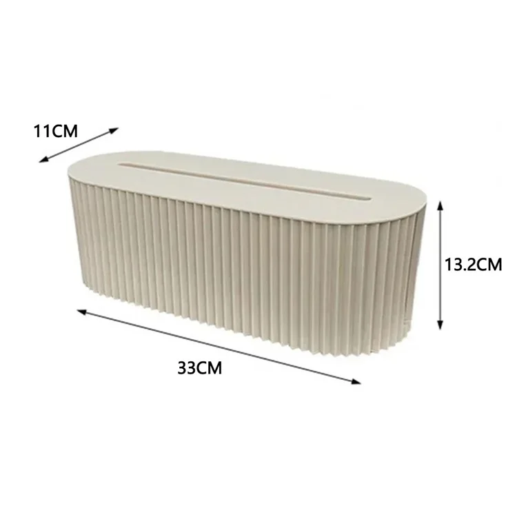 Kabelmanagement-Box für Steckdosenleisten Telefon- / Tablet-Kabel Kindersichere Aufbewahrungsbox - Beige