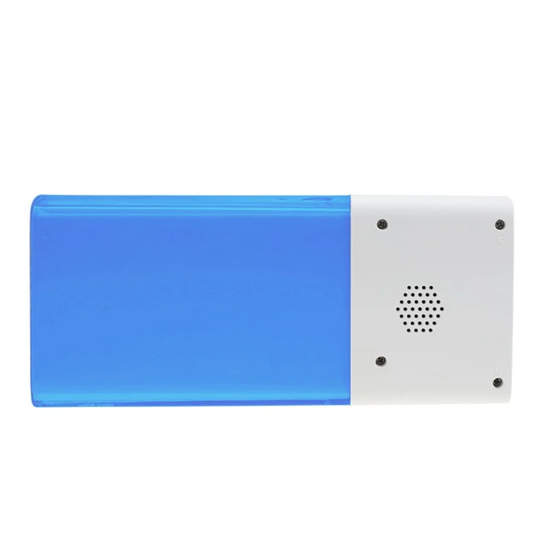 CR-250 Organizador Inteligente de Pastillas con Temporizador Electrónico - Pastillero Portátil de 7 Compartimentos para Uso Diario - Azul