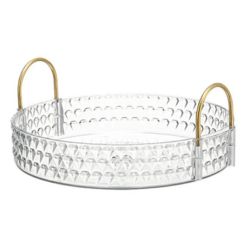 Drehbarer Luxus-Kosmetik-Organizer Einstöckiger Make-up Skincare Parfüm Aufbewahrungsständer
