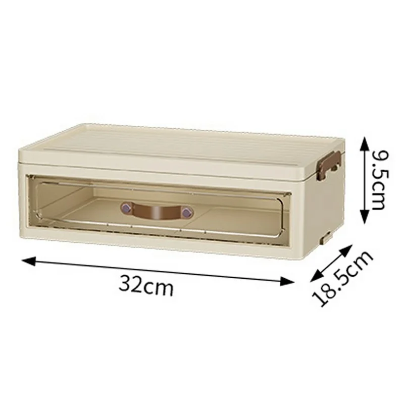 1 Layer Drawer Desktop Organizer Large Capacity Stationery Cosmetics PP Storage Box
