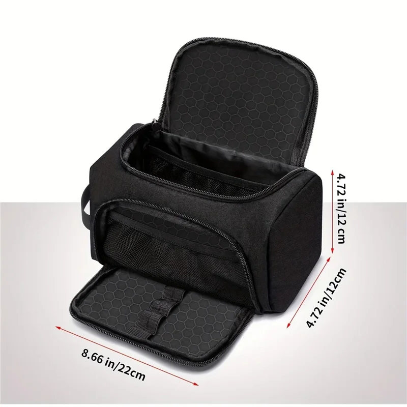 Großer Oxford-Stifteetui mit doppelter Lage, Kosmetiktasche, abriebfeste Stationery-Box, waschbar