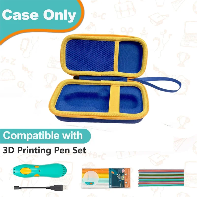 For 3Doodler Start+ Essentials 2024 / 2023 3D Printing Pen Carrying Case Portable Storage Bag