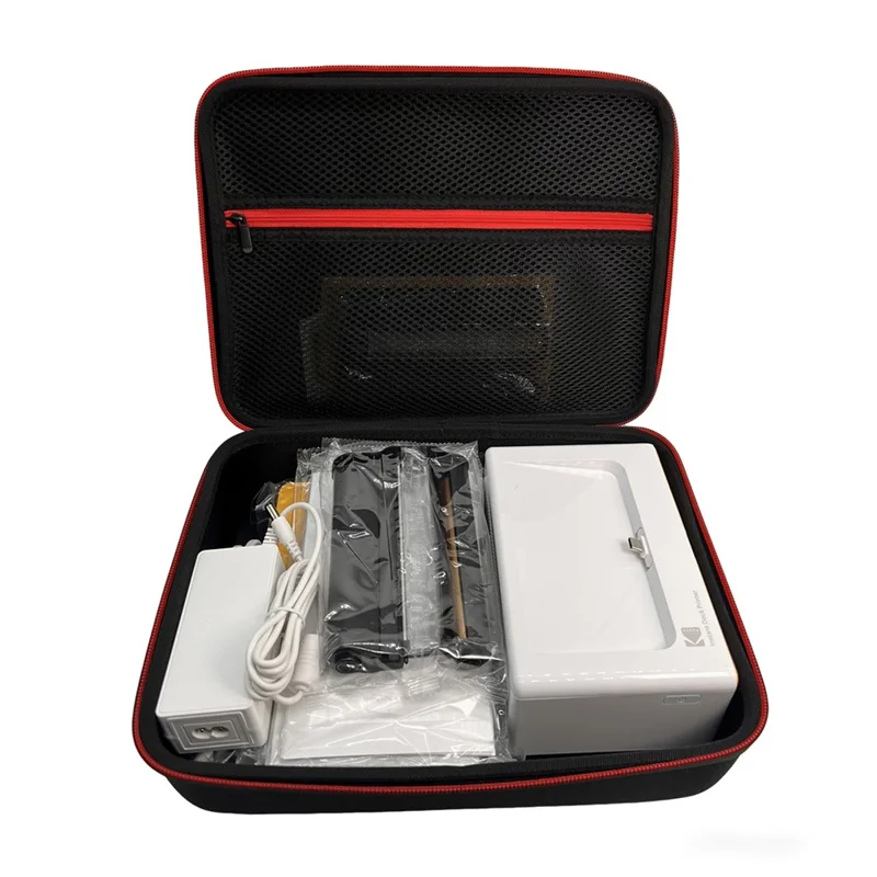 For Kodak Dock Premium Wi-Fi 4x6 Inch Instant Photo Printer Hard Case Travel Storage Bag with Handle