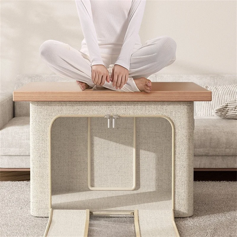 24L 40 x 30 x 20 CM Skrzynka składana na odzież i pościel, podwójne okienka, stalowa rama, wytrzymały organizator z bawełny i lenu - Szary