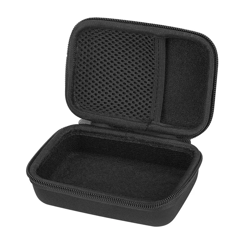 EVA-hardtaske til JBL Go 5 / Go 4 / Go 3 bærbare Bluetooth-kompatible højttalere, opbevaringstaske, bærelomme - sort
