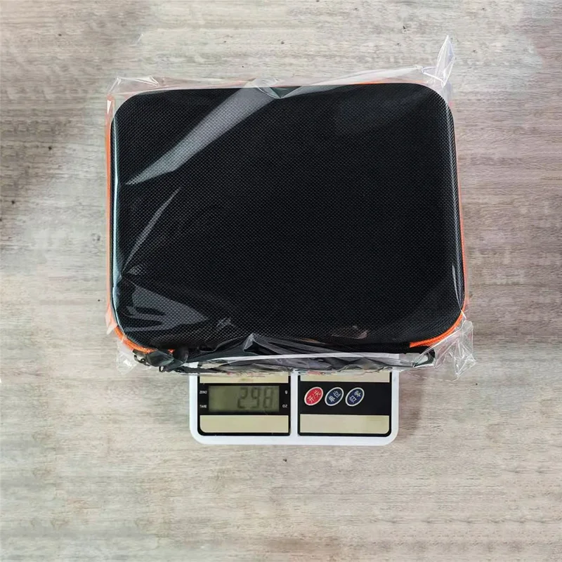 Custodia Rigida per Klein Tools ET310 / 80016 / 80041 / RT250 Rilevatore di Interruttore Automatico, Organizzatore per Strumenti Elettrici - Nero / Arancione