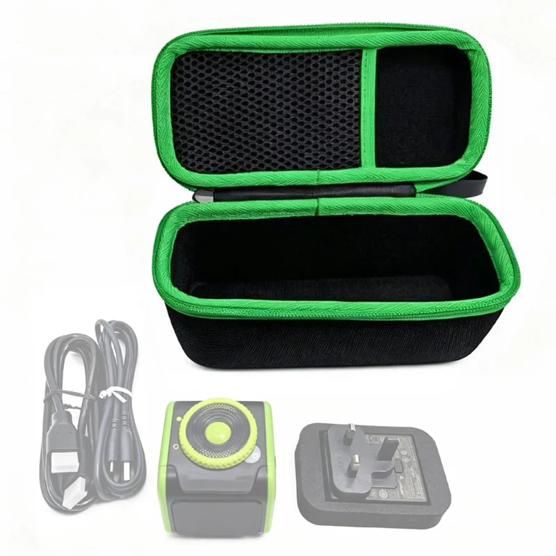Hard Shell Case for LeapFrog LeapMove Kids Learning Projector EVA Travel Storage Bag Portable Carrying Case - Black  /  Green