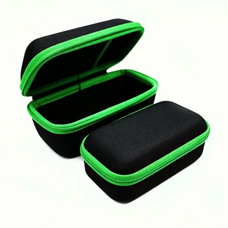 Hard Shell Case for LeapFrog LeapMove Kids Learning Projector EVA Travel Storage Bag Portable Carrying Case - Black  /  Green