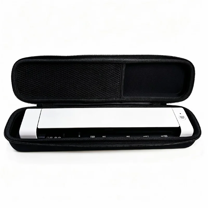 Storage Case for Brother DS-640  /  DS-940DW  /  DS-720D  /  DS-740D Mobile Document Scanner Portable Protective Bag - Black