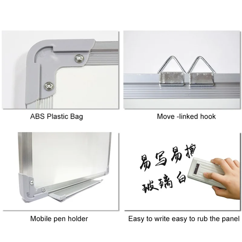 Magnetische Whiteboard-Doppelseitige Kleine Trockene Löschtafel, Größe: 35 x 50 cm