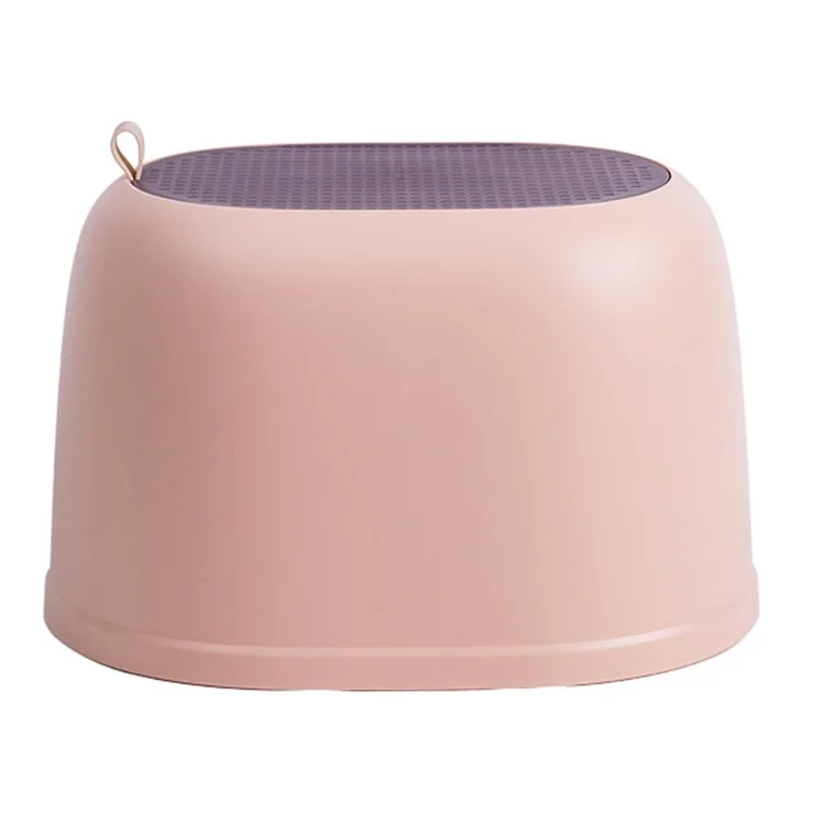 Fezes Infantis Crianças Crianças Anti-Slip Activity Cadeira Plástica Para Casa De Banho De Quarto Segura Até 100kg - Rosa