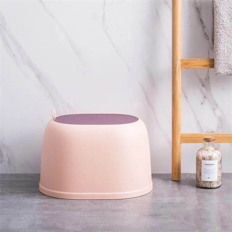 Fezes Infantis Crianças Crianças Anti-Slip Activity Cadeira Plástica Para Casa De Banho De Quarto Segura Até 100kg - Rosa