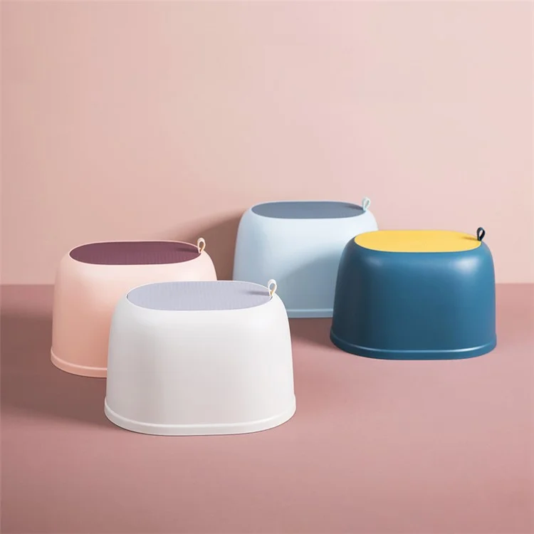 Fezes Infantis Crianças Crianças Anti-Slip Activity Cadeira Plástica Para Casa De Banho De Quarto Segura Até 100kg - Rosa
