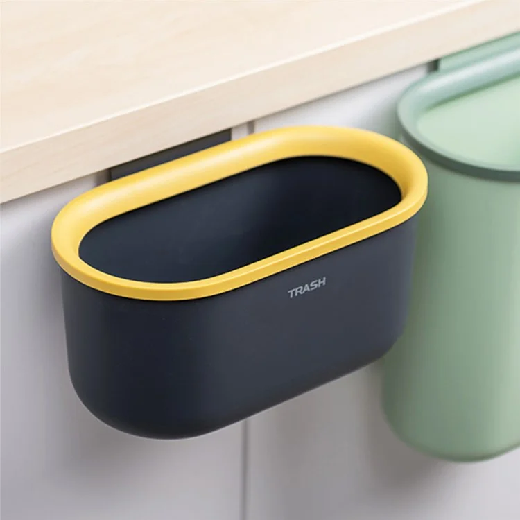 Cocina de 3,5 Litros Compost Bin Bin Basura Puerta de Gabinete de Cocina Debajo Del Fregadero de Plástico Barbagbage Bathing Bash Cath Can Con Anillo Sellado - Azul