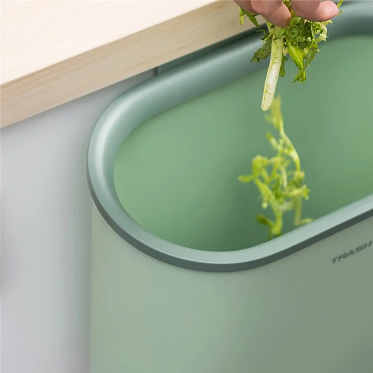 Cocina de 3,5 Litros Compost Bin Bin Basura Puerta de Gabinete de Cocina Debajo Del Fregadero de Plástico Barbagbage Bathing Bash Cath Can Con Anillo Sellado - Rosado