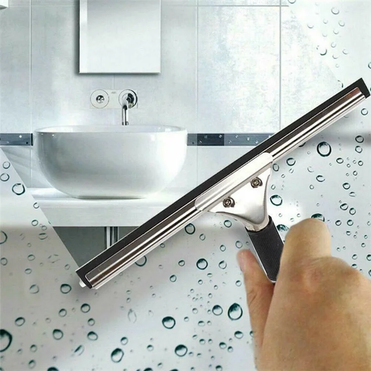 45 cm Finestra di Casa in Vetro Acqua di Pulizia Del Raschietto Squeegee Specchio da Bagno Porta Glassa Porta Wiper Cleghere