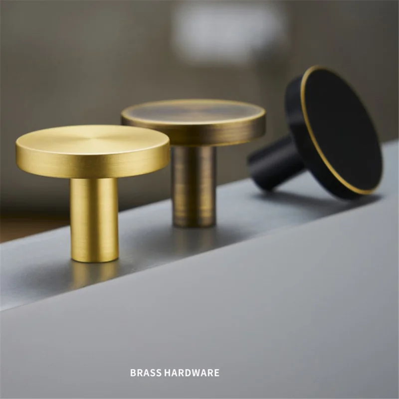 TA-00081 Medium Round Hook Towel Coat Clothes Holder Modern Bathroom Accessories Utility Wall Mounted Hanger (with Screws) - Imitated Bronze