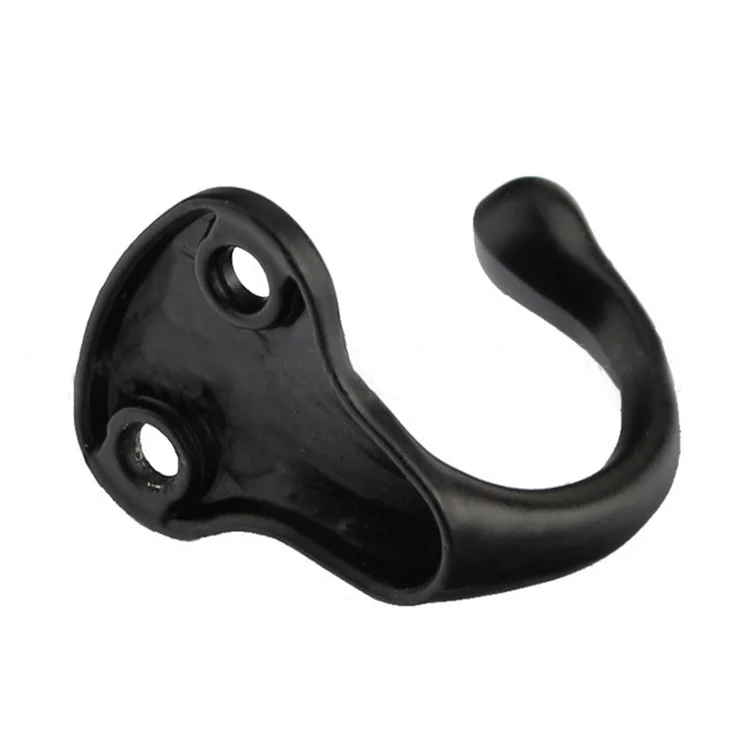 Vintage Zinc Alloy Door Wall Wardrobe Hanging Hook Clothes Hat Bag Hanger Hook with Screws - Bronze