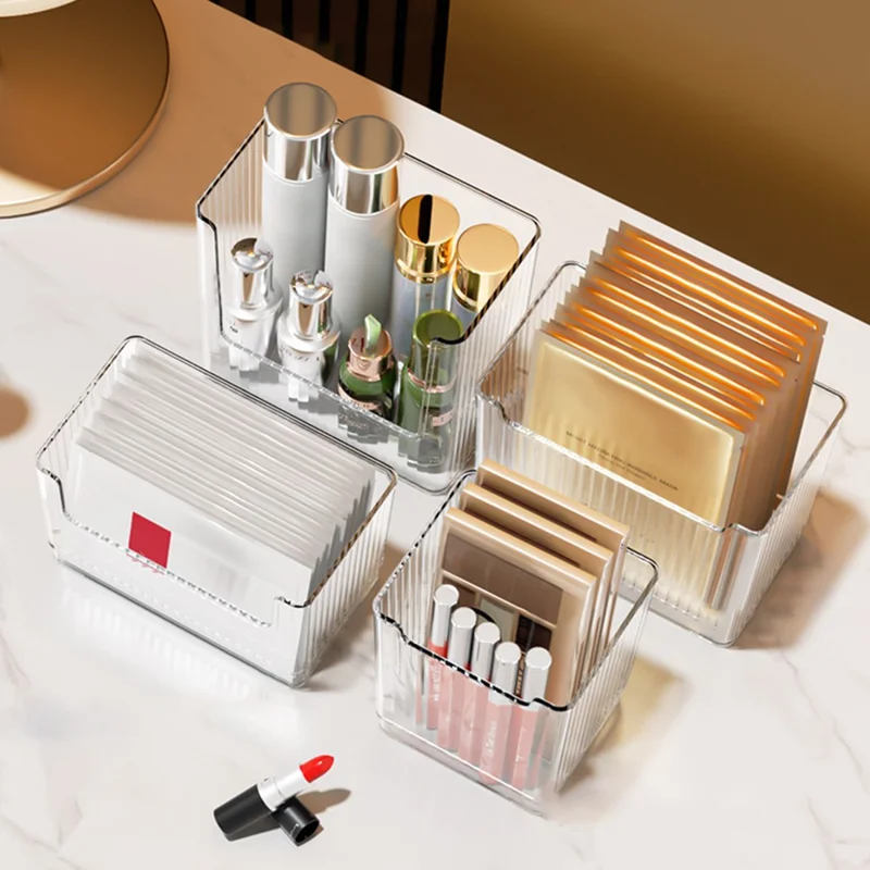 Refrigerator Organizer Box Fridge Door PET Storage Case Container, Single Layer / Size S (No FDA Certificate, BPA Free) - Transparent