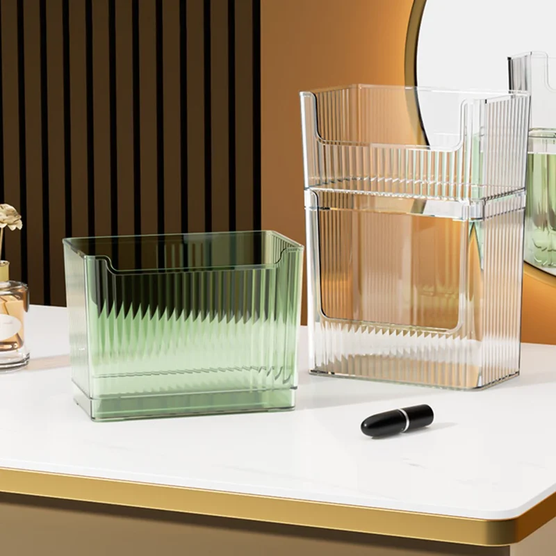 Refrigerator Organizer Box Fridge Door PET Storage Case Container, Single Layer / Size S (No FDA Certificate, BPA Free) - Green