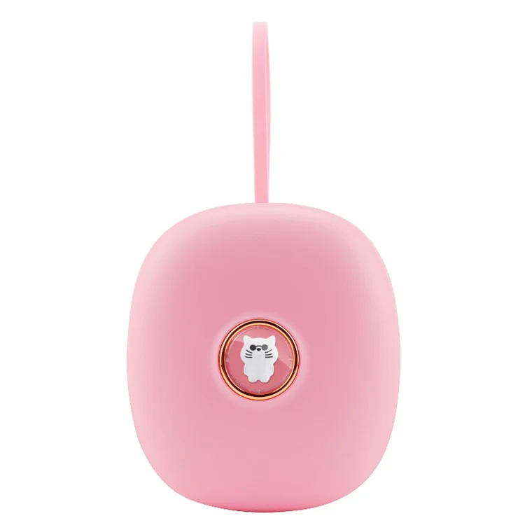 TS-BC670 Vibration Shaker Alarm D'alarme Mignons Étudiants en Animaux de Compagnie se Réveille-t-il un Sillage de Sillage Artefact à LED Numérique Horloge - Rose