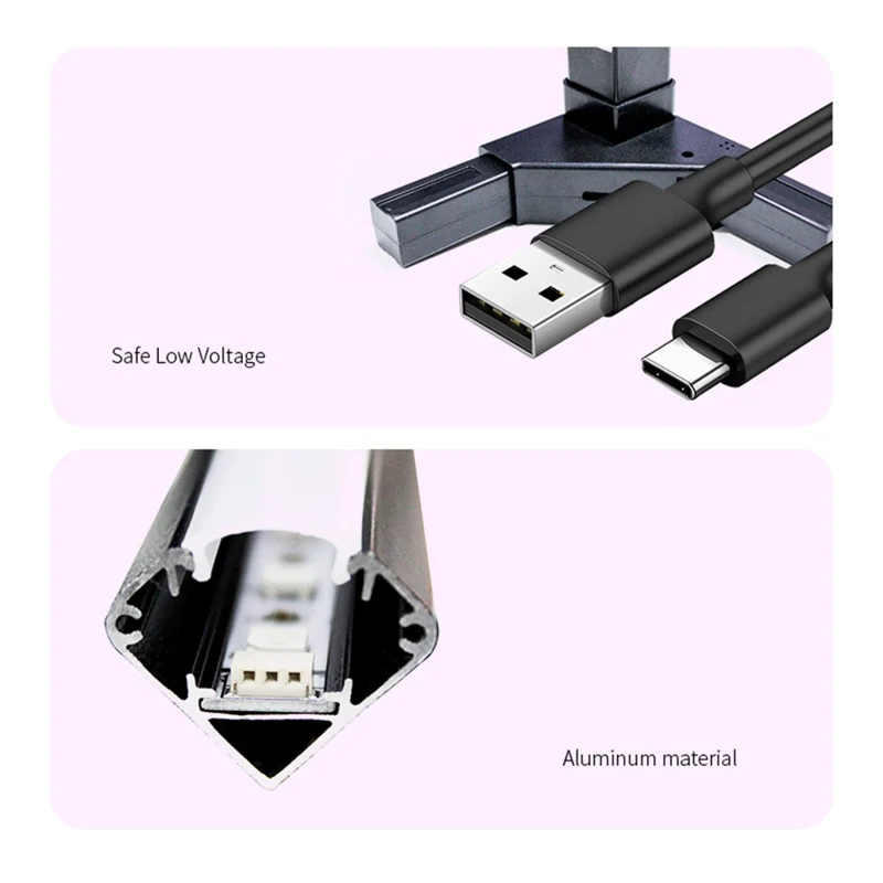 GW-545464 Floor Standing Lighting Lamp Wall Corner Colorful Ambient Light for Home Decor