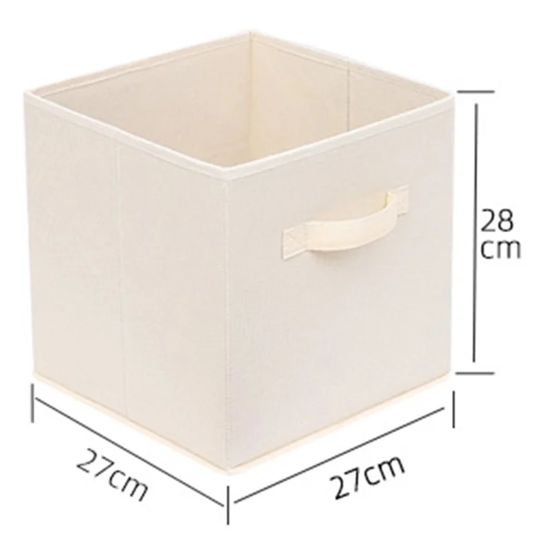 MOHO & HOME Home Non-woven Wardrobe Storage Box Clothes Toys Sundries Storage Box - Beige